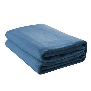 Super Soft Micro Fleece Blankets Denim